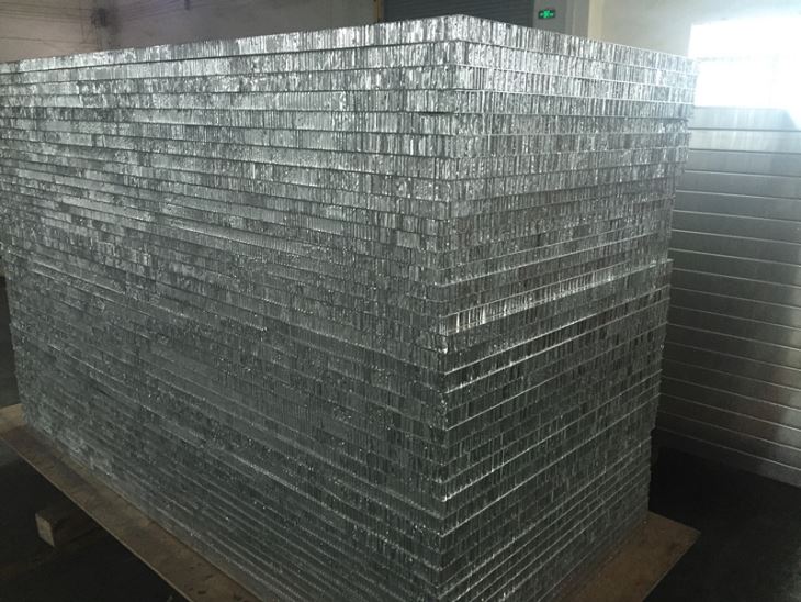 aluminium honeycomb panel mill finish
